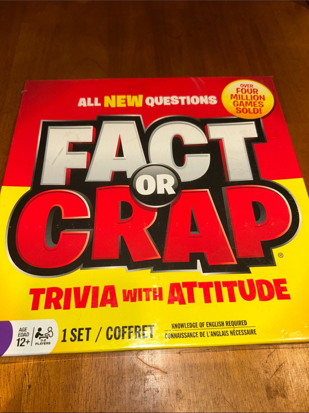 NIB Fact or Crap Trivia Game